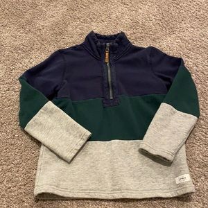 Joules boys quarter zip sweatshirt